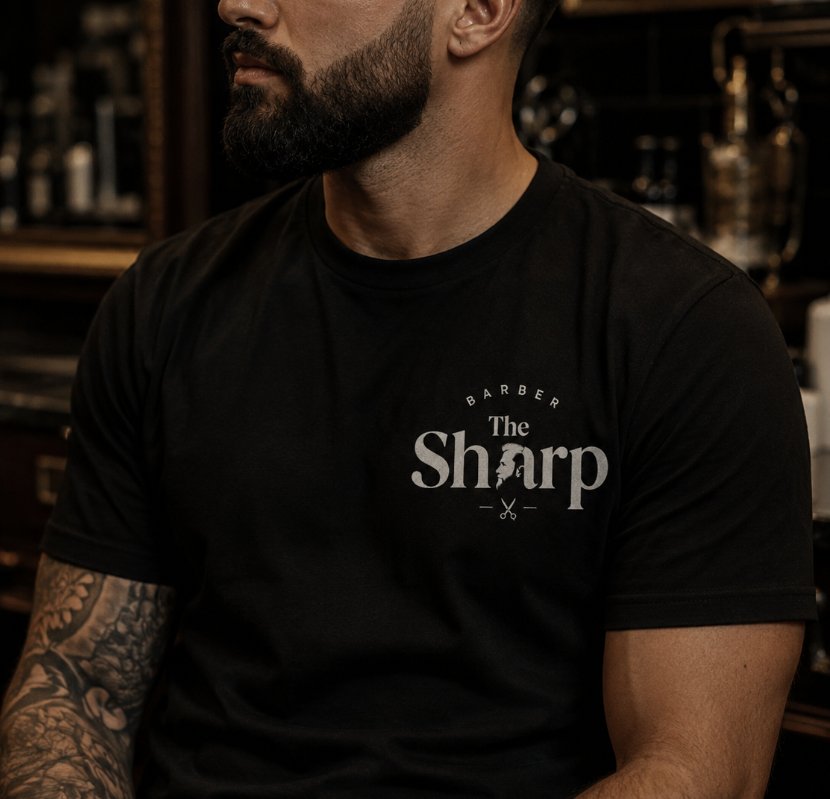 T-shirt The Sharp Barber